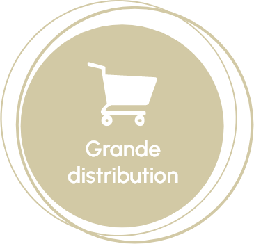 Chariot symbolisant la grande distribution