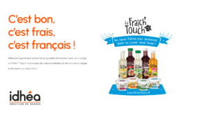 assortiments de produits français La fraîch Touch
