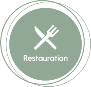 fourchette et couteau symbolisant la restauration