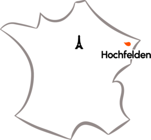 carte de la france avec Hochfelden