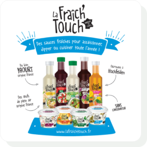 Assortiment de produits de la marque La fraîch touch